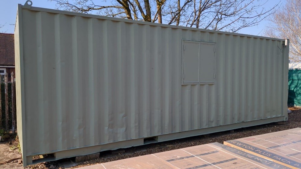 Picture of new shipping container 