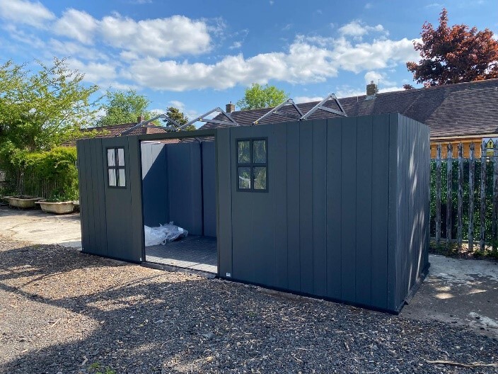 Picture of the new summerhouse