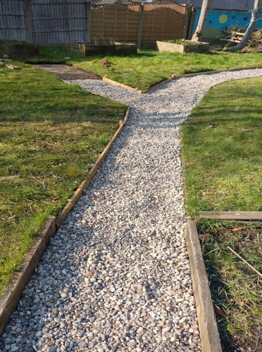 Picture of new paths